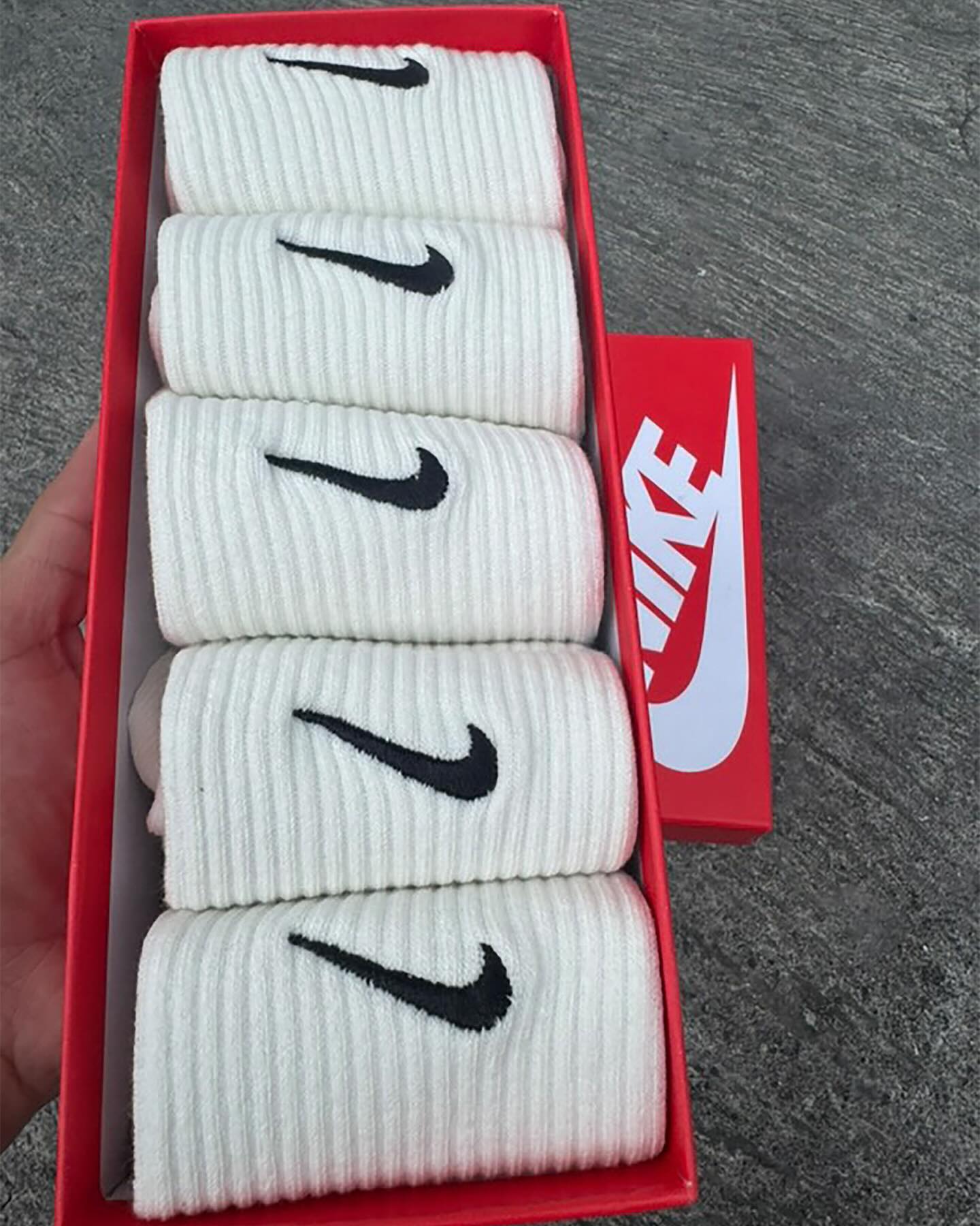 Nike White Crew Socks🧦